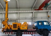 Hydraulic Water well Drilling Rig with Diesel Engine mounted on crawler, trailer or truck