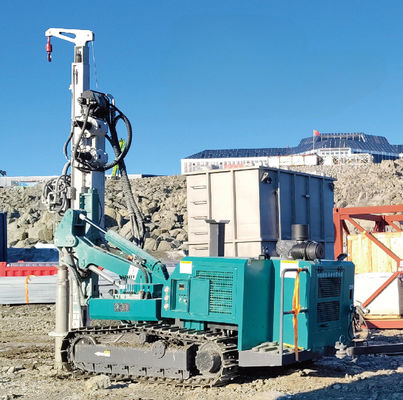 SK666 Micro Pile Drilling Rig with 115-500mm Hole Diameter 76/89/102/114 Drilling Rod Specification and 4/5/6/8/10/12 Hammer for High-Precision Engineering Drilling
