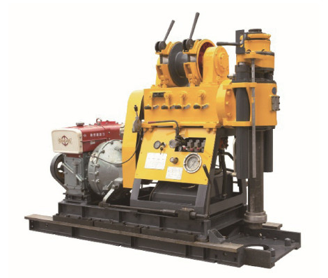XY-280 কোর ড্রিলিং রিগ 30m-280m গভীরতা উল্লম্ব খাদ 59mm-350mm